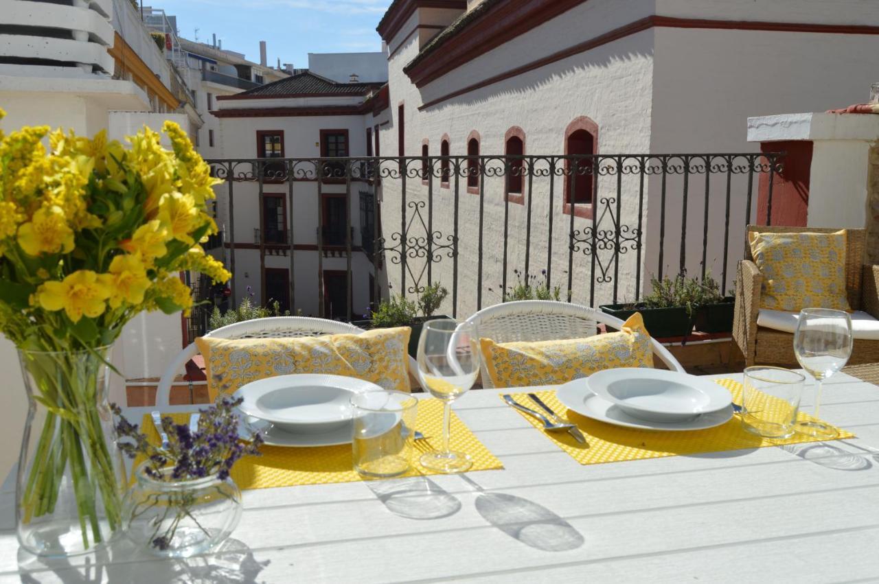 Isg Apartments Precioso Atico Con Terraza Privada En El Centro Sevilha Exterior foto